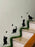 Wooden 4 cats and 4butterflies decoration