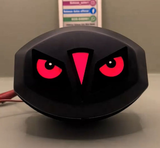 RED eyes back light 3d